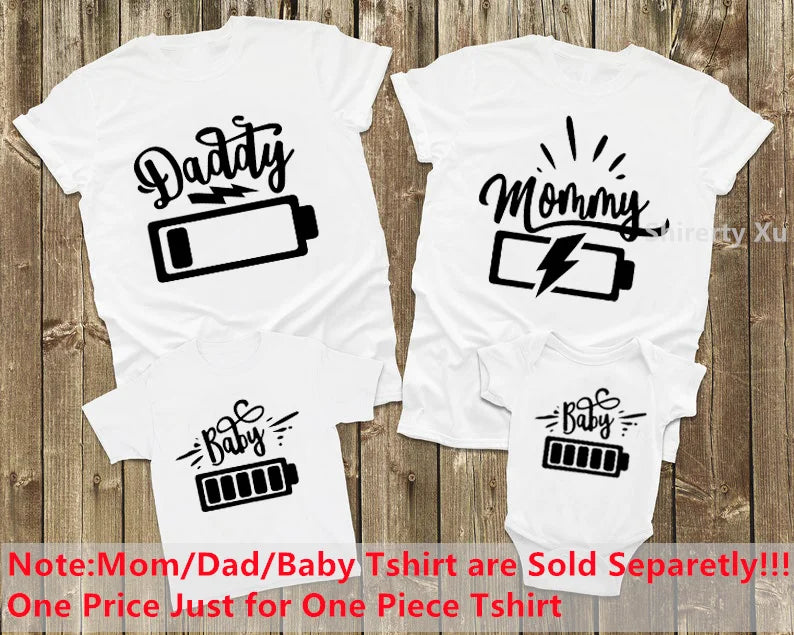 Battery family T-shirt