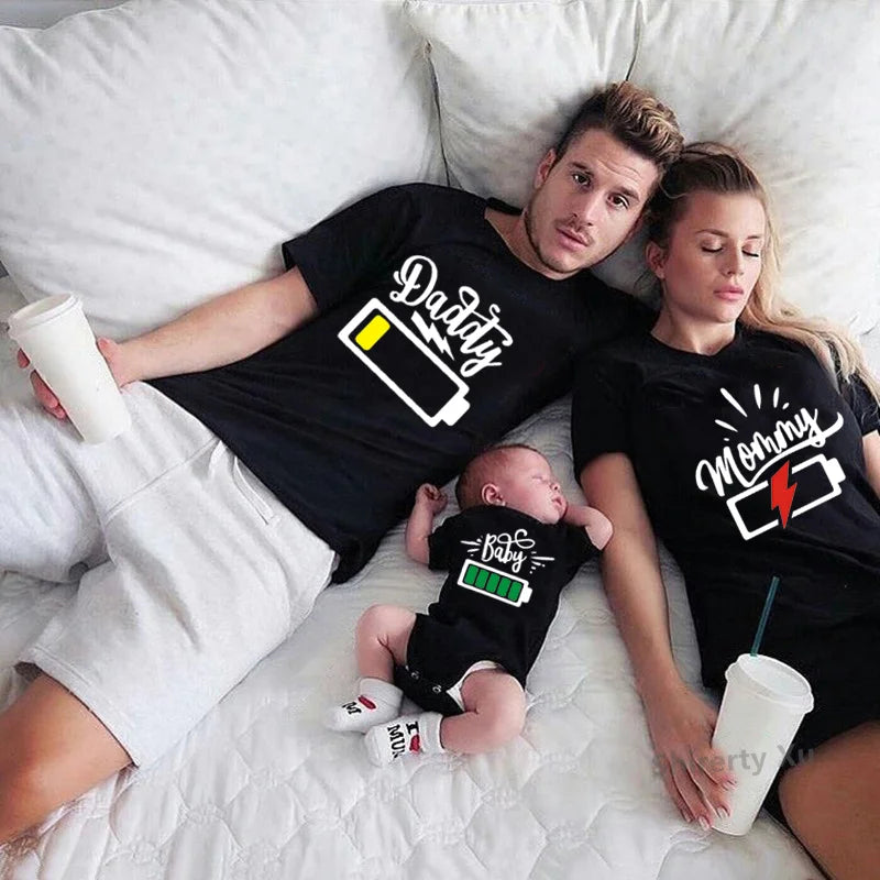 Battery family T-shirt