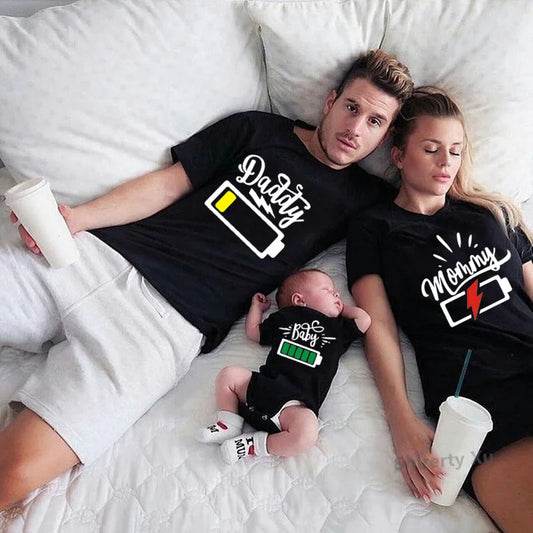 Battery family T-shirt