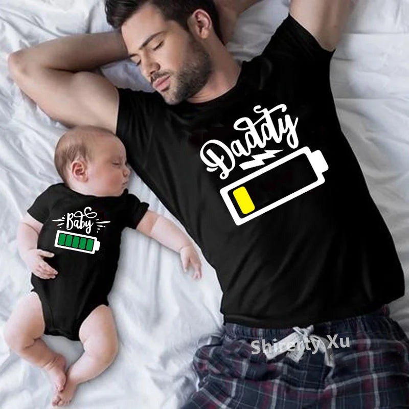 Battery family T-shirt