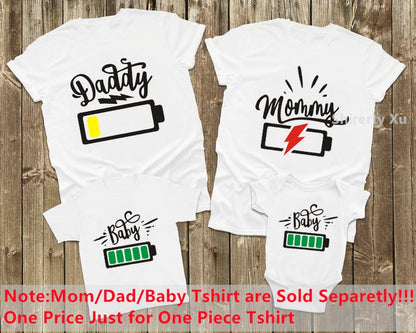Battery family T-shirt