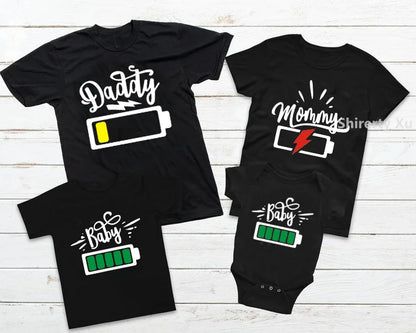 Battery family T-shirt
