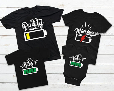Battery family T-shirt