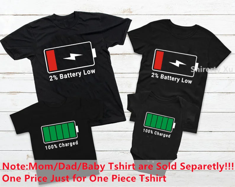 Battery family T-shirt