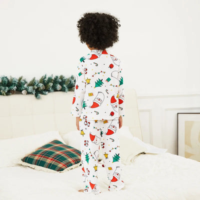 Colourful Christmas Pyjama Set For Family’s | Long Sleeve Top And Pants