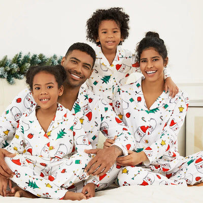 Colourful Christmas Pyjama Set For Family’s | Long Sleeve Top And Pants