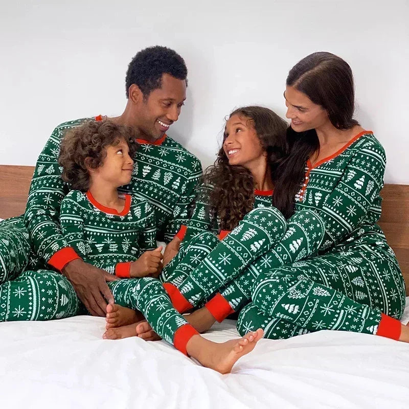 Family’s Christmas Pyjama Set | All-Over Print 2 Piece Loungewear