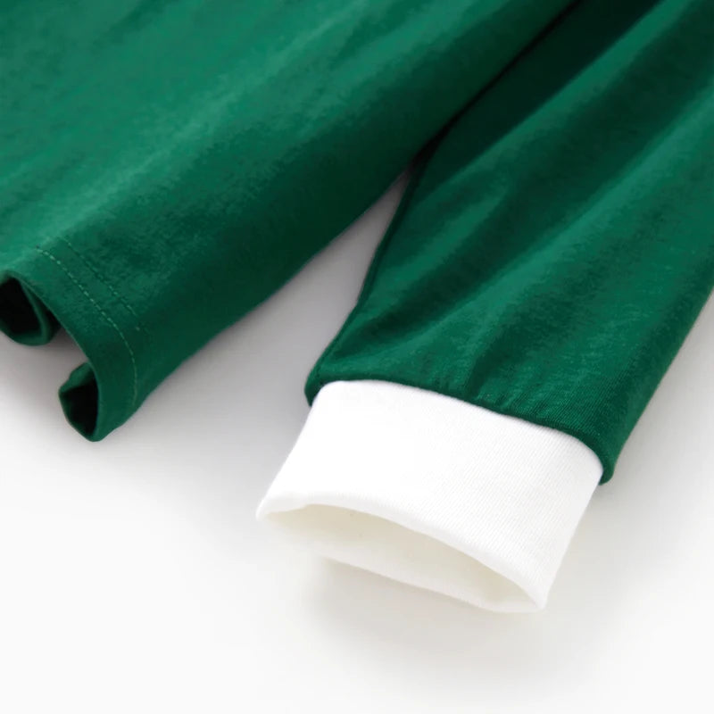 Family’s Matching Christmas Pyjama Set | Glowing Green Reindeer