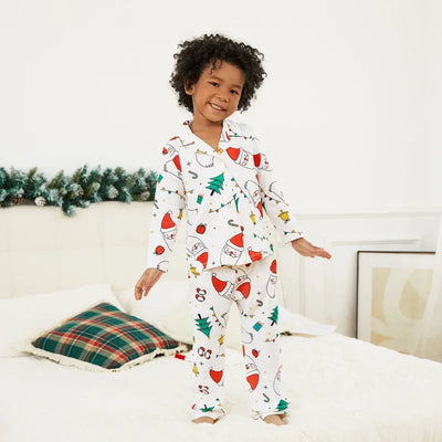Colourful Christmas Pyjama Set For Family’s | Long Sleeve Top And Pants