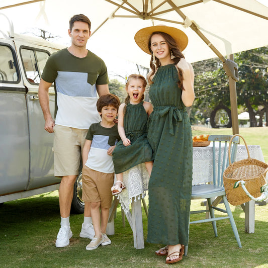 Maxi and Colorblock T-shirt Outfit